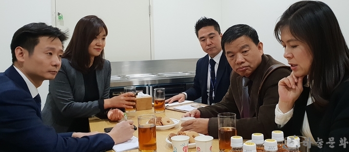 성모병원장례식장 시설 브리핑 모습