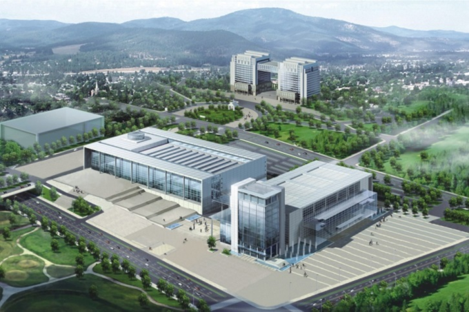 칭다오국제전시장 전경( 青岛国际会展中心)
